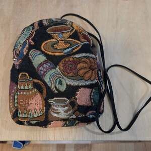 Tapestry purse coffee tea cottagecore granny aesthetic